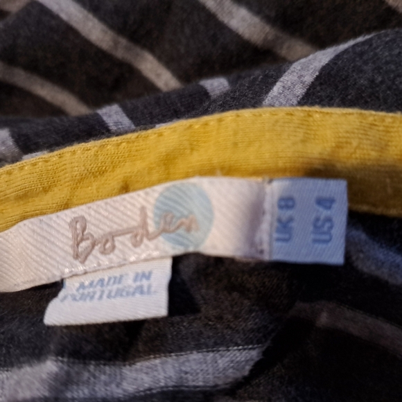 Boden women's size US 4 2 tone gray tunic maternity top VGUC - Picture 6 of 6